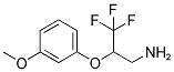3,3,3-TRIFLUORO-2-(3-METHOXY-PHENOXY)-PROPYLAMINE 结构式