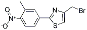 4-BROMOMETHYL-2-(3-METHYL-4-NITRO-PHENYL)-THIAZOLE 结构式