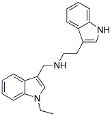 N-[(1-ETHYL-1H-INDOL-3-YL)METHYL]-N-[2-(1H-INDOL-3-YL)ETHYL]AMINE 结构式