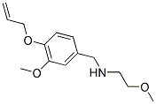 N-(4-(ALLYLOXY)-3-METHOXYBENZYL)-2-METHOXYETHANAMINE 结构式