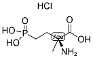 (S)-2-氨基-2-甲基-4-膦酰基丁酸 盐酸盐 结构式