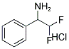 2,2-DIFLUORO-1-PHENYL-ETHYLAMINE HCL 结构式