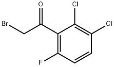 2,3-DICHLORO-6-FLUOROPHENACYL BROMIDE 结构式
