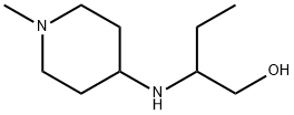 2-(1-METHYLPIPERIDIN-4-YLAMINO)-BUTAN-1-OL 结构式