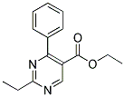 ETHYL-2-ETHYL-4-PHENYL-5-PYRIMIDINE CARBOXYLATE 结构式
