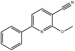 2-METHOXY-6-PHENYL-NICOTINONITRILE 结构式