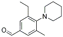 3-Ethyl-5-methyl-4-piperidin-1-yl-benzaldehyde 结构式