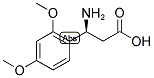 (S)-3-AMINO-3-(2,4-DIMETHOXY-PHENYL)-PROPIONIC ACID 结构式