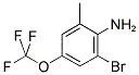 2-AMINO-3-BROMO-5(TRIFLUOROMETHOXY)TOLUENE 结构式