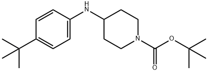 TERT-BUTYL 4-[4-(TERT-BUTYL)ANILINO]TETRAHYDRO-1(2H)-PYRIDINECARBOXYLATE 结构式