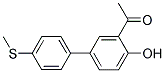 1-[4-Hydroxy-4'-(methylsulfanyl)[1,1'-biphenyl]-3-yl] ethanone 结构式