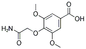 4-(2-AMINO-2-OXOETHOXY)-3,5-DIMETHOXYBENZOIC ACID 结构式