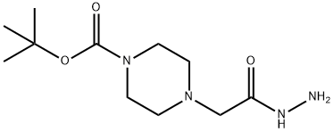 1-BOC-4-肼基羰基甲基哌嗪 结构式