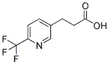 3-[6-(TRIFLUOROMETHYL)PYRIDIN-3-YL]PROPANOIC ACID 结构式