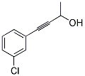 4-(3-CHLOROPHENYL)-3-BUTYN-2-OL 结构式