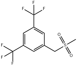 1-((甲基磺酰基)甲基)-3,5-双(三氟甲基)苯 结构式