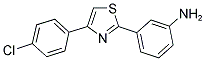 3-[4-(4-Chloro-phenyl)-thiazol-2-yl]-phenylamine 结构式