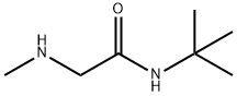 N-叔丁基-2-(甲氨基)乙酰胺 结构式