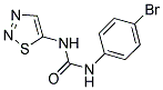 N-(4-Bromophenyl)-N'-1,2,3-thiadiazol-5-ylurea 结构式