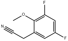 2-(3,5-二氟-2-甲氧基苯基)乙腈 结构式