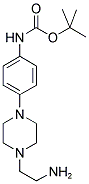 [4-[4-(2-AMINO-ETHYL)-PIPERAZIN-1-YL]-PHENYL]-CARBAMIC ACID TERT-BUTYL ESTER 结构式