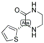 (S)-3-THIOPHEN-2-YL-PIPERAZIN-2-ONE 结构式