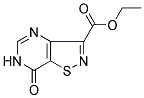 Ethyl 7-oxo-6,7-dihydroisothiazolo[4,5-d]pyrimidine-3-carboxylate 结构式