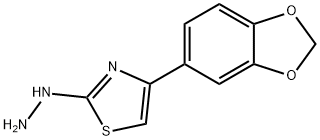 4-(1,3-二噁英丹-5-基)-2-肼基-1,3-噻唑 结构式