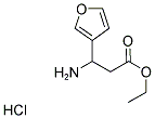 3-AMINO-3-FURAN-3-YL-PROPIONIC ACID ETHYL ESTER HYDROCHLORIDE 结构式