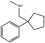 METHYL-(1-PHENYL-CYCLOPENTYLMETHYL)-AMINE 结构式