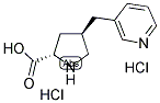 (R)-GAMMA-(3-PYRIDINYLMETHYL)-L-PROLINE-2HCL 结构式