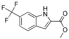 6-三氟甲基吲哚-2-羧酸甲酯 结构式