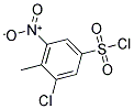 3-CHLORO-4-METHYL-5-NITROBENZENESULFONYL CHLORIDE 结构式