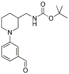 [1-(3-FORMYL-PHENYL)-PIPERIDIN-3-YLMETHYL]-CARBAMIC ACID TERT-BUTYL ESTER 结构式