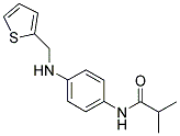 2-METHYL-N-(4-((THIEN-2-YLMETHYL)AMINO)PHENYL)PROPANAMIDE 结构式