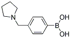 4-(1-Pyrrolidinylmethyl)phenylboronic acid 结构式