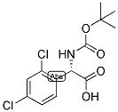 (S)-TERT-BUTOXYCARBONYLAMINO-(2,4-DICHLORO-PHENYL)-ACETIC ACID 结构式
