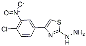 [4-(4-CHLORO-3-NITRO-PHENYL)-THIAZOL-2-YL]-HYDRAZINE 结构式