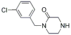 1-(3-CHLOROBENZYL)PIPERAZIN-2-ONE 结构式