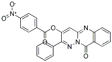 10-OXO-2-PHENYL-10H-PYRIDAZINO[6,1-B]QUINAZOLIN-3-YL 4-NITROBENZOATE 结构式