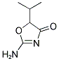 2-Amino-5-isopropyl-1,3-oxazol-4(5H)-one 结构式