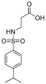 3-[[(4-ISOPROPYLPHENYL)SULFONYL]AMINO]PROPANOIC ACID 结构式