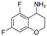 5,7-DIFLUORO-CHROMAN-4-YLAMINE 结构式