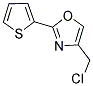 4-(CHLOROMETHYL)-2-THIEN-2-YL-1,3-OXAZOLE 结构式