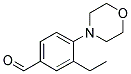 3-ETHYL-4-MORPHOLIN-4-YL-BENZALDEHYDE 结构式