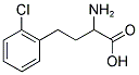 2-AMINO-4-(2-CHLORO-PHENYL)-BUTYRIC ACID 结构式