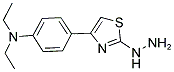 DIETHYL-[4-(2-HYDRAZINO-THIAZOL-4-YL)-PHENYL]-AMINE 结构式