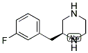 (S)-2-(3-FLUORO-BENZYL)-PIPERAZINE 结构式