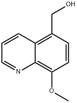 (8-METHOXY-QUINOLIN-5-YL)-METHANOL 结构式