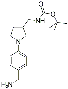 [1-(4-AMINOMETHYL-PHENYL)-PYRROLIDIN-3-YLMETHYL]-CARBAMIC ACID TERT-BUTYL ESTER 结构式